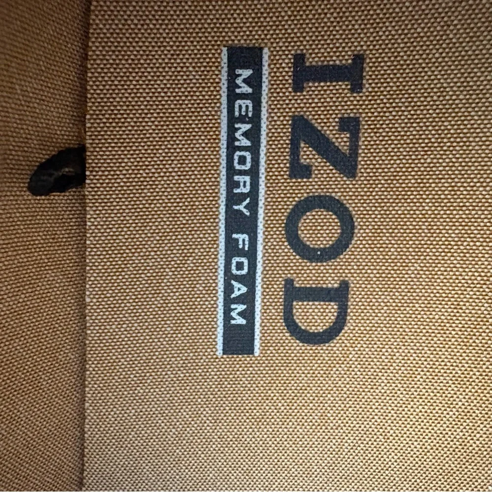 IZOD Seapoint Tan Loafers Men’s Size 8 Slip On Comfort Memory Foam Casual Shoes